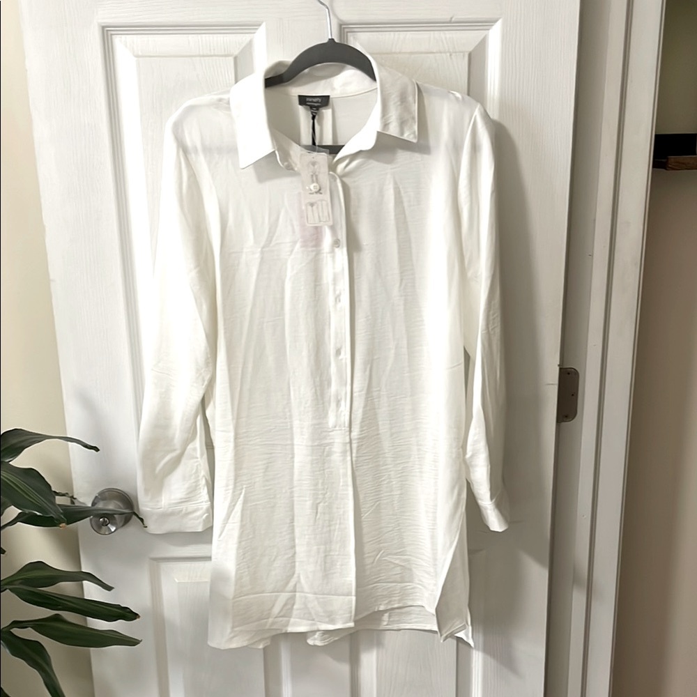White Button-Up Shirt
